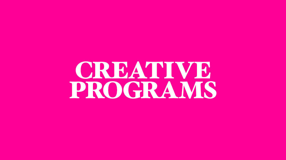 creative programmes